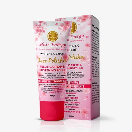 Hair Energy Face Polisher Whitening Expert 120gm