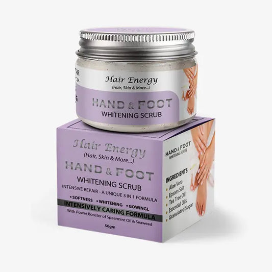 Hair Energy Hand & Foot Whitening Scrub 50gm