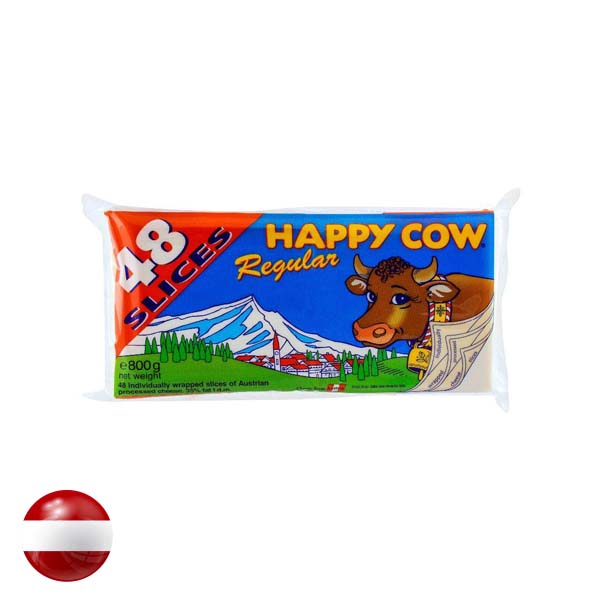 Happy Cow Slice Cheese Regular (48 Slices) 800Gm