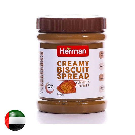 Herman Biscuit Spread Creamy 380 GM