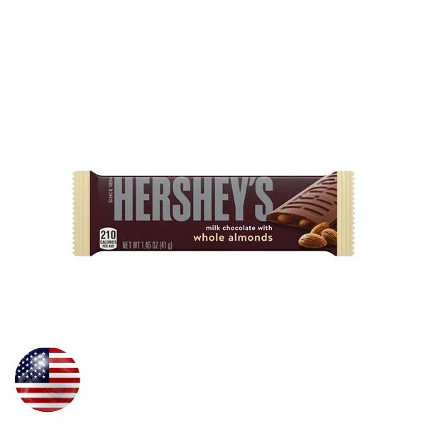 Hersheys Milk Chocolate with Almonds 36Pcs 41 G