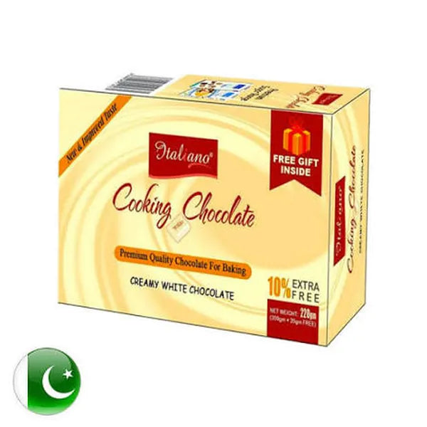 Italiano Cooking Chocolate Creamy White 200g