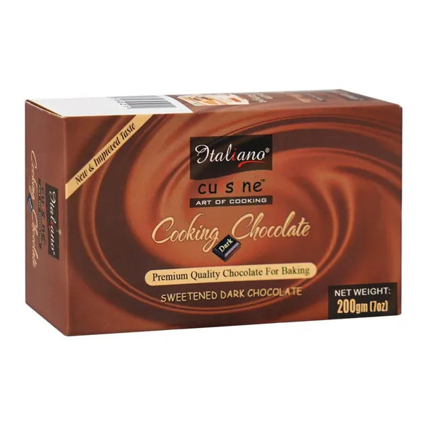 Italiano Cooking Sweetend Dark Chocolate 200g