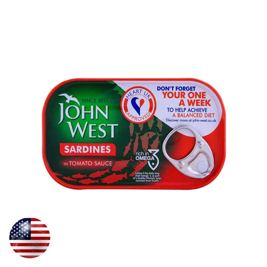 John West Sardines In Tomato Sauce 120Gm