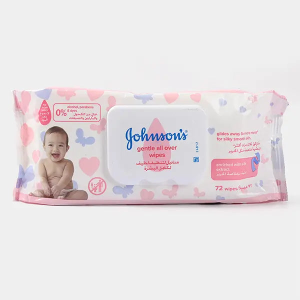 Johnson's Gentle All Over Wipes 72S