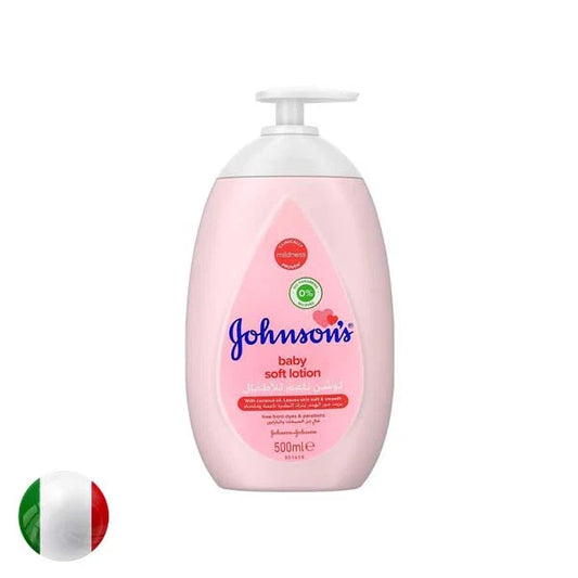 Johnsons  Baby Soft Lotion 500ml Mena  851659