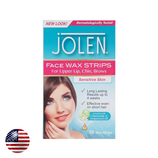 Jolen Facial 16'S Strips Wax