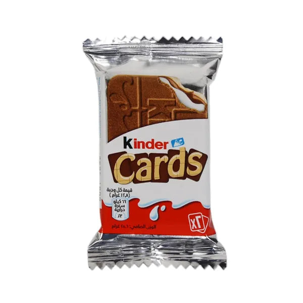 Kinder cards 25.6gm