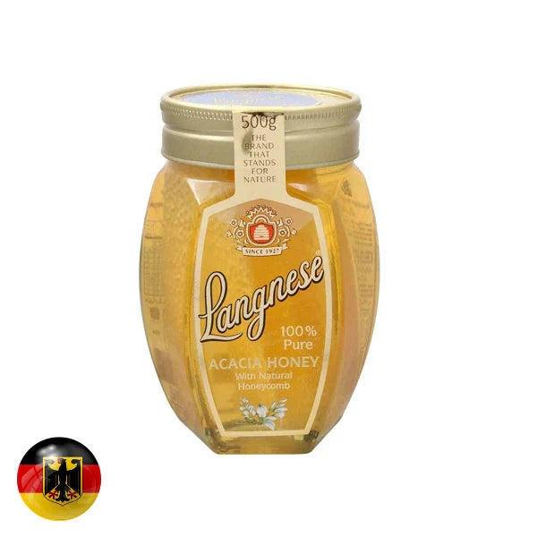 Langnese Acacia Honey With Honeycomb 500 Gm