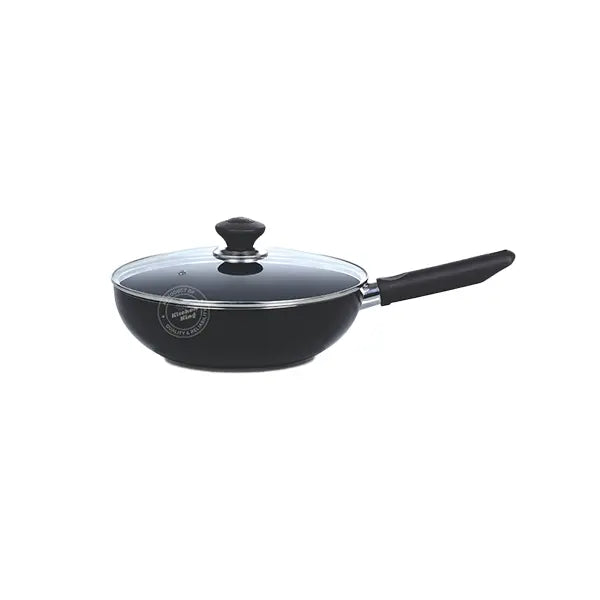 Kitchen King Work L/H W/Lid Dull 22cm