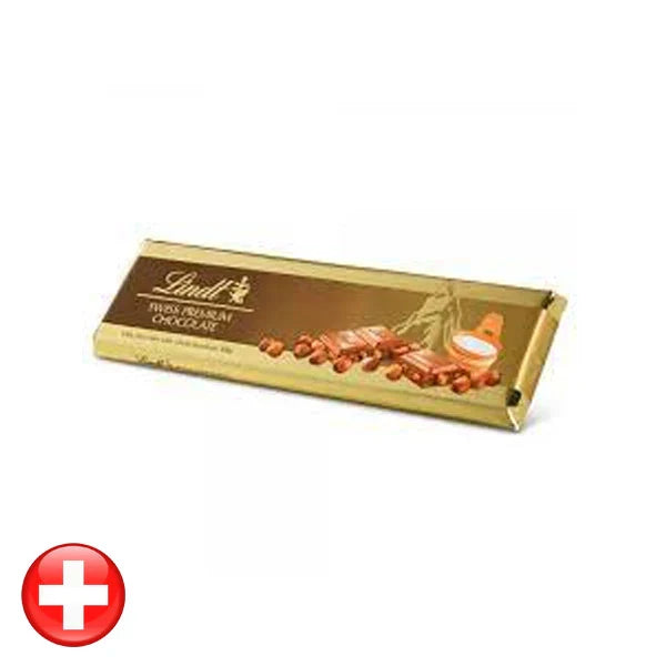 Lindt Gold Milk Chocolate Hazelnut 300 gm