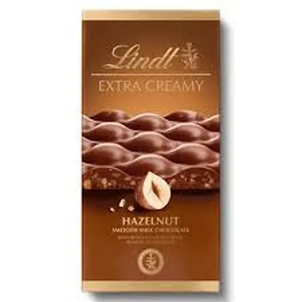 Lindt Extra Creamy Haxelnut chocolate 80Gm