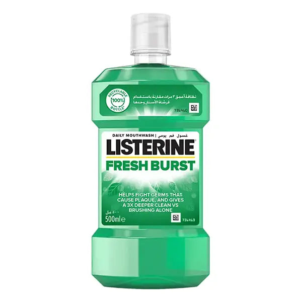 Listerine Mouth Wash Fresh Burst 600ML