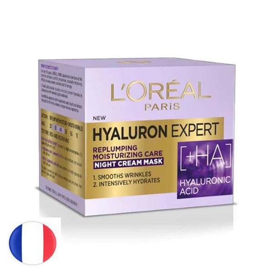 Loreal Hyaluron Expert Re-Plumping Care Night Craem 50Gm