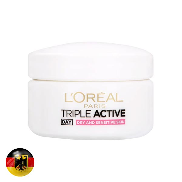 Loreal Triple Active Day Moisturiser Dry and Sens 50ml