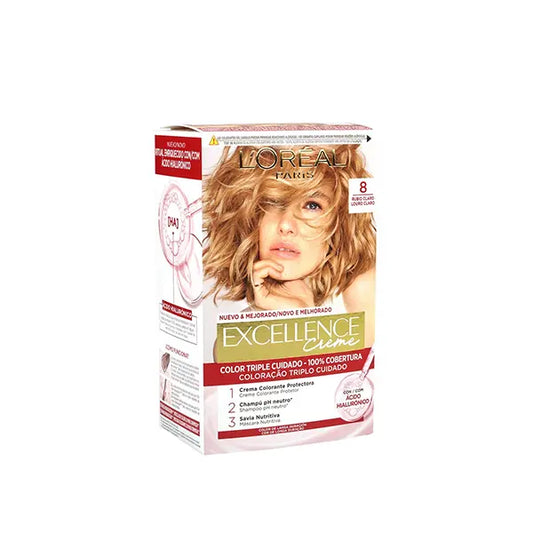 Loreal Excellence Natural Blonde 8