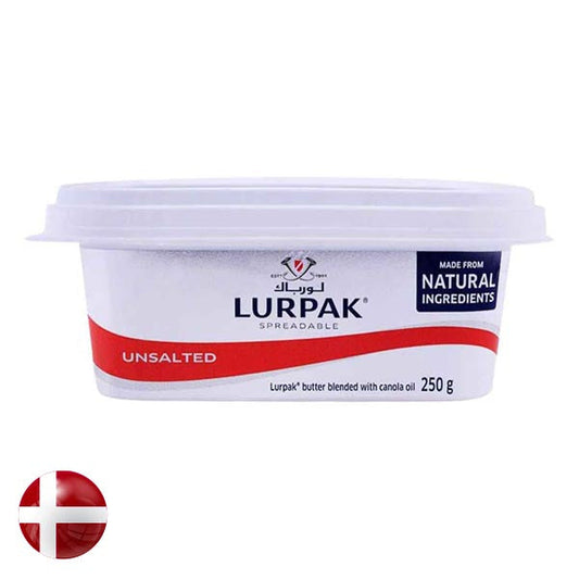 Lurpak Spreadable Unsalted Butter 250Gm