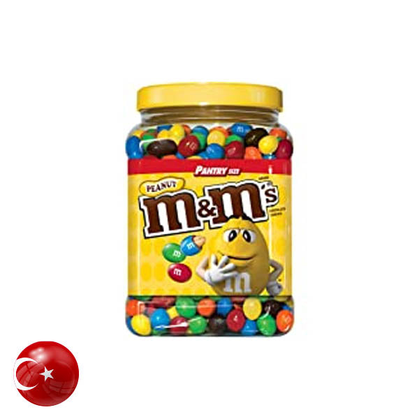 M And M Chochlate Peanut Canister 8S