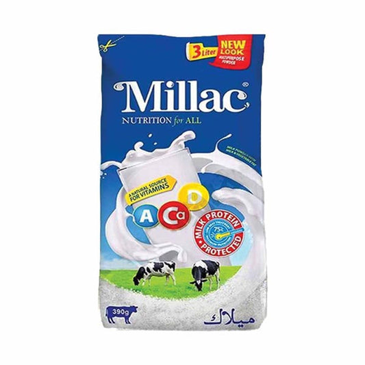 Millac Instant Milk Powder 390Gm