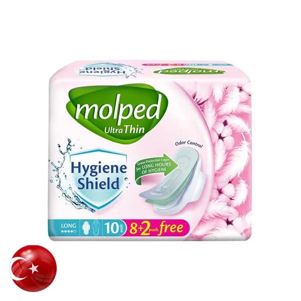 Molped Ultra Thin Hygiene Sheild Long 8+2