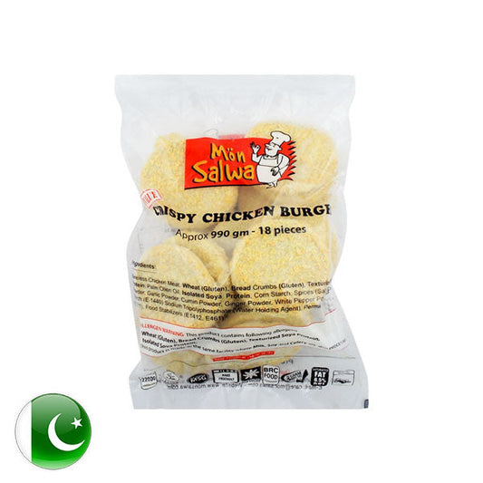 Monsalwa Crispy Chicken Burger Poly Pack 1000gms