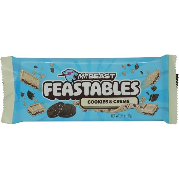 Mr,Beast Feastables Cookies Cream 60Gm