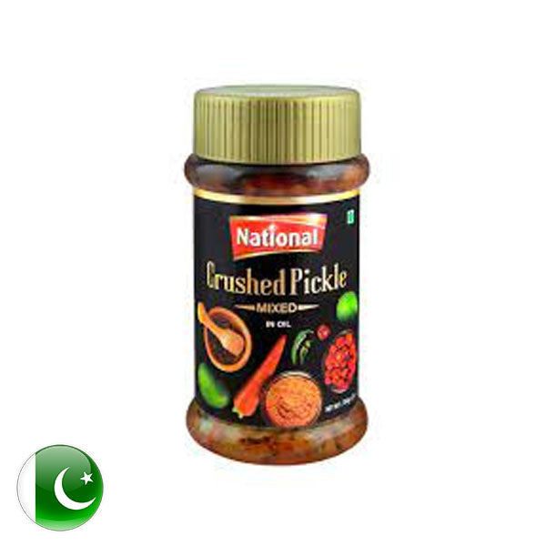 National Crushed Pickle Mixed In Oil 750g