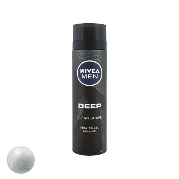 Nivea Men Deep Smooth Shave Shaving Foam Black Carbon 200ml