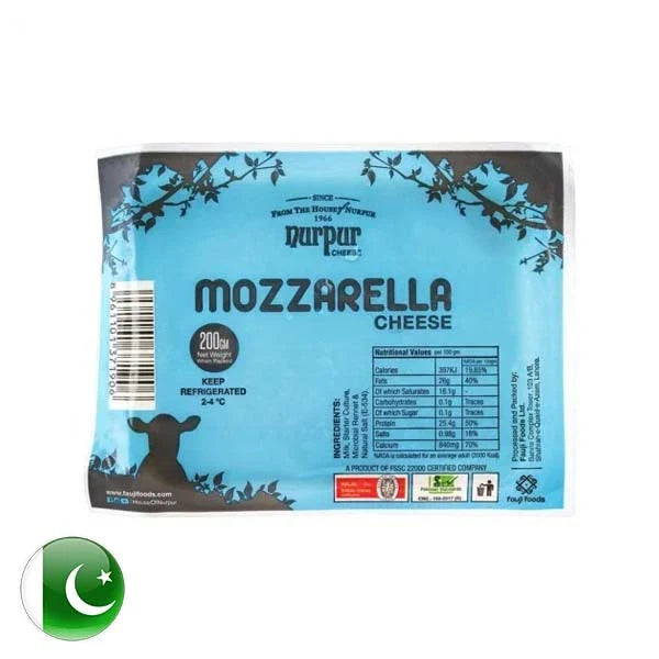Nurpur Mozzarella Cheese 200gm New