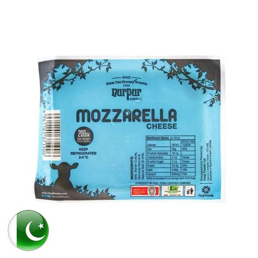 Nurpur Mozzarella Cheese 200gm New