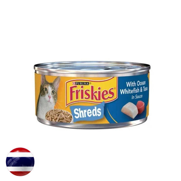 Purina Friskies Cat Food With Ocean White Fish & tuna 156g