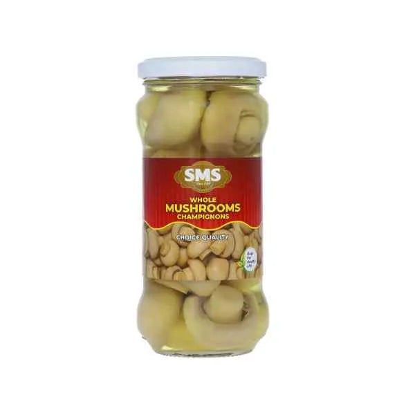 SMS Glass Bottle Whole Mushrooms 530g