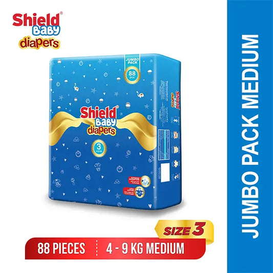 Shield Baby Diaper #3 (4-9) 88 pcs