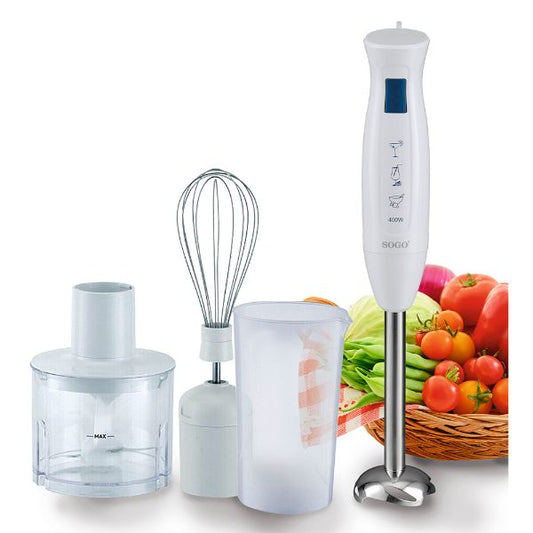 Sogo Hand Blender 3 Accessories 400W SS-14270