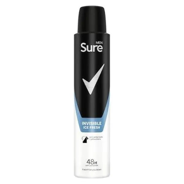 Sure Male Deodorant Invisible Ice Fresh 200ml