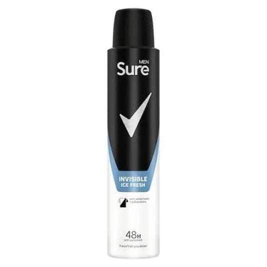 Sure Male Deodorant Invisible Ice Fresh 200ml