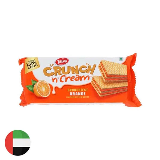 Tiffany Crunch n Cream Wafers Orange Flavoured 76gm