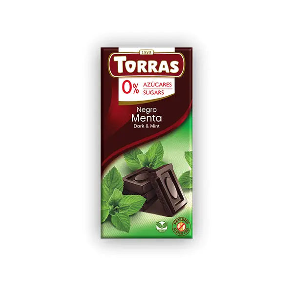 Torras dark chocolate with mint 75g