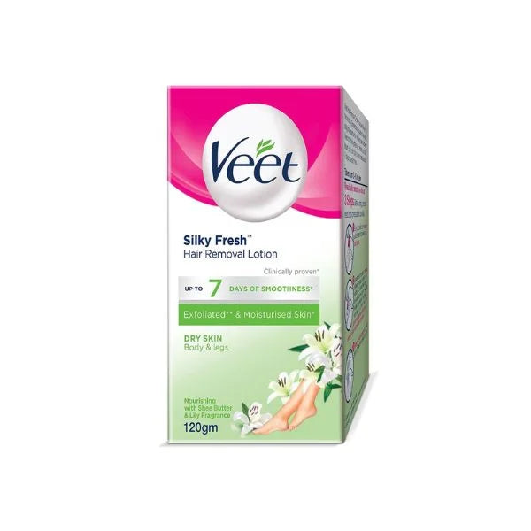 Veet Hair Removal Lotion Dry Skin Shea Butter 120gm