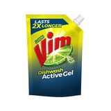 Vim Lemon Dishwasher Active Gel Lime Green 750Ml