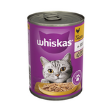 Whiskas Cat Food Tin JellyChicken 390g