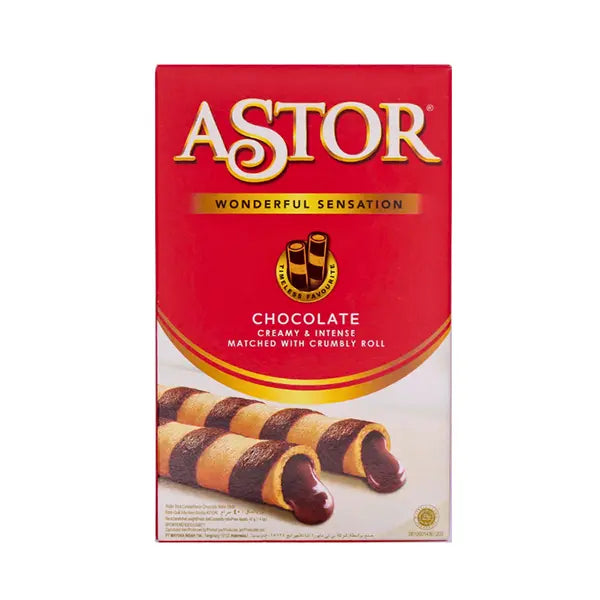 Astor Wafer Rool Chocolate Stick 40g