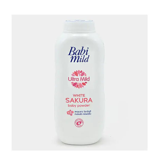 Babi Mild Ultra Mild White Sakura Baby Powder 350gm