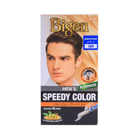 Bigen Men's Speedy Color Natural Brown #104