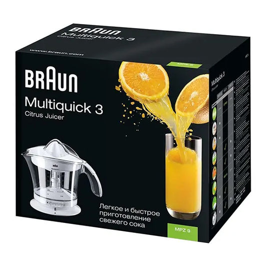 Braun Multiqick3 Citrus Juicer Mpz 9