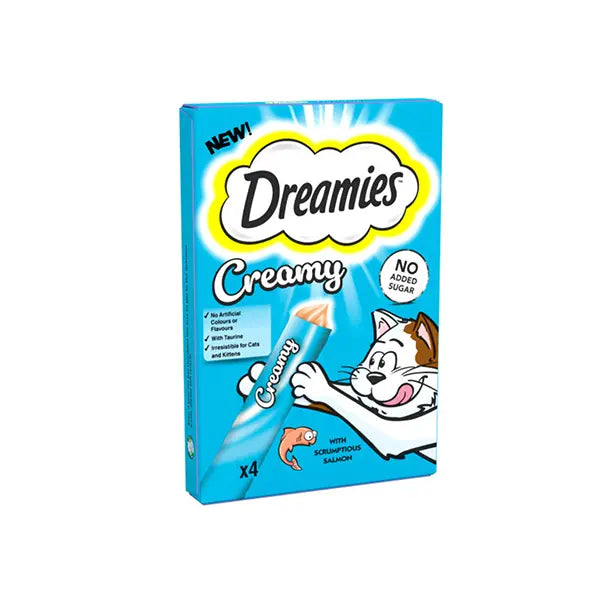 Dreamies Creamy With Scrumptious Salmon 40g