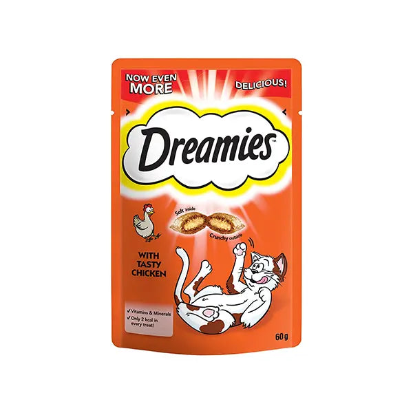 Dreamies With Tasty Chicken 60Gm