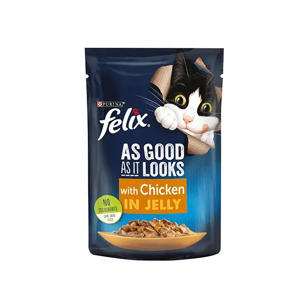 Felix As Good As It Looks With Chicken in Jelly 100g