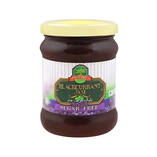 Fruit Tree Jam Sugar Free Blackcurrant 270 Gm