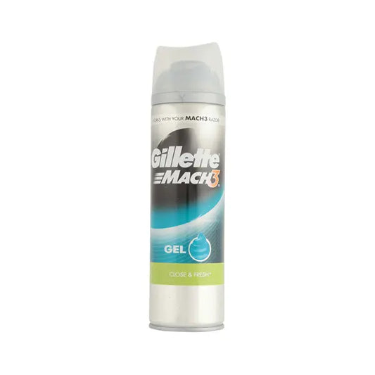 Gillette Mach3 Shaving Gel 200Ml Close & Fresh